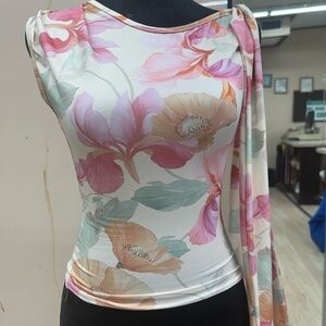 SHEIN Multicolor Floral Blouse